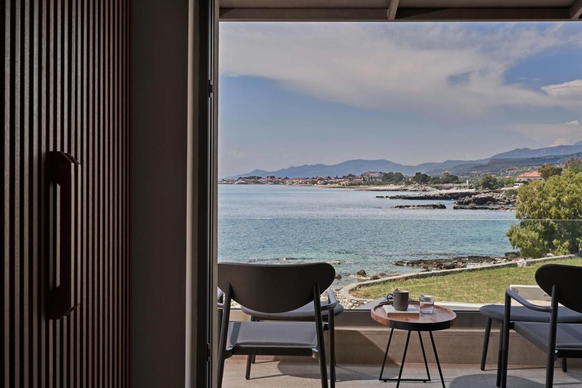Beachfront Alassa Villas With Private Pools Kotronion  외부 사진
