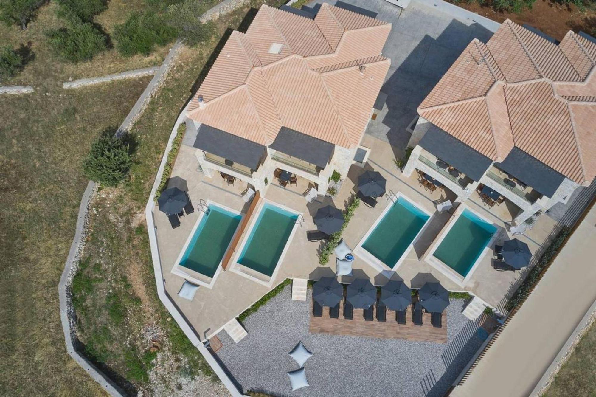Beachfront Alassa Villas With Private Pools Kotronion  외부 사진