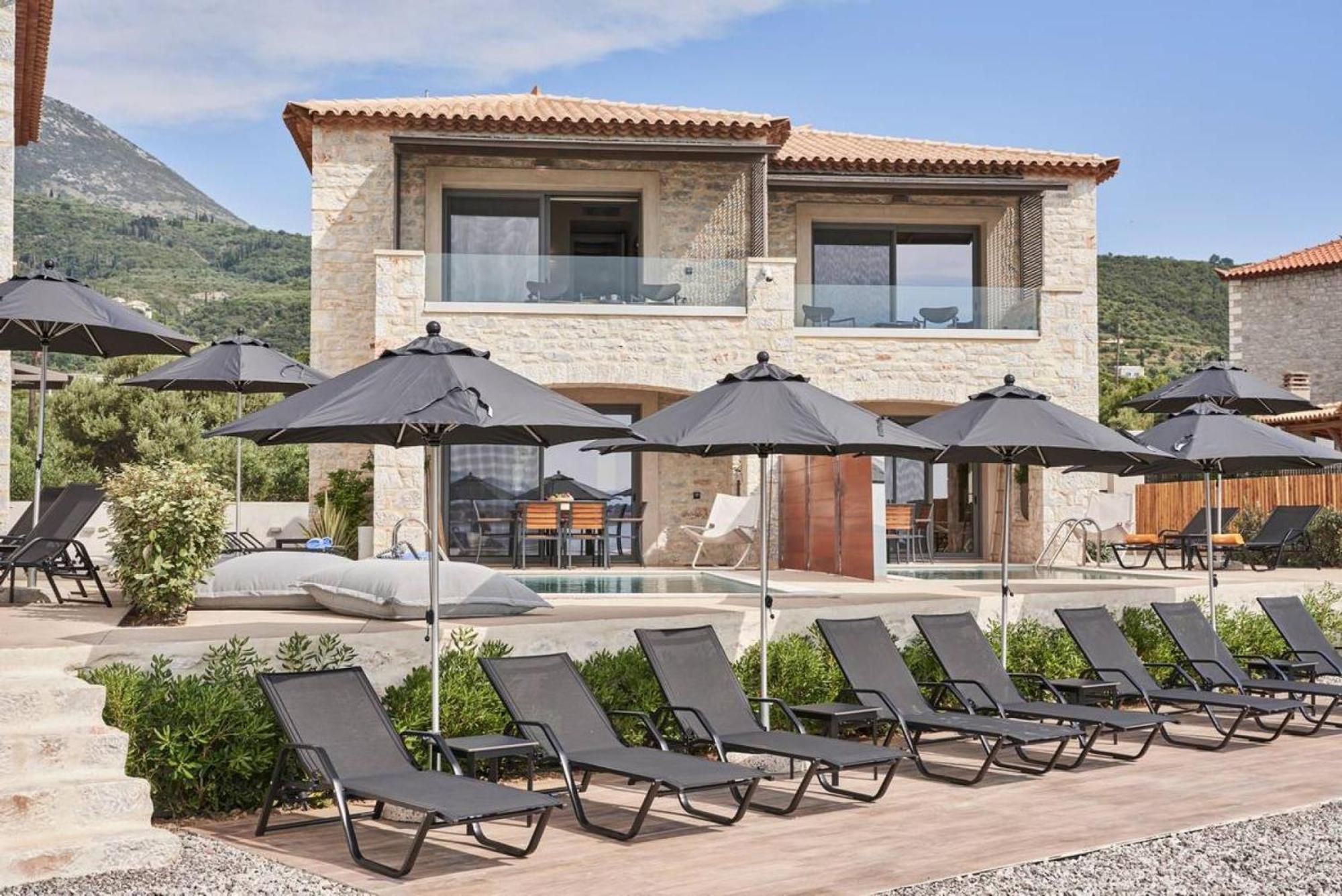 Beachfront Alassa Villas With Private Pools Kotronion  외부 사진