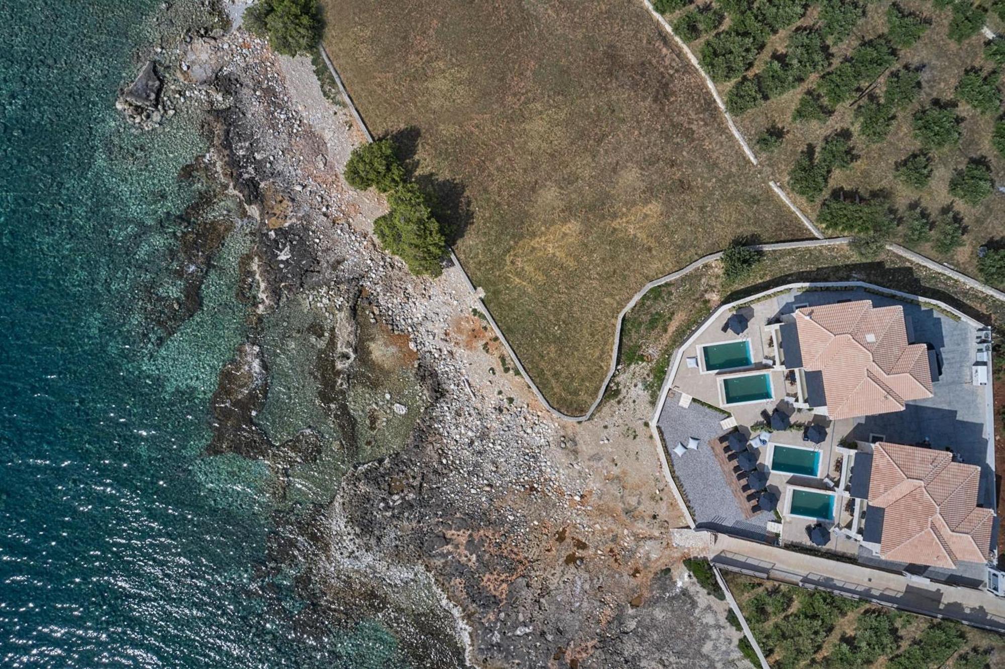 Beachfront Alassa Villas With Private Pools Kotronion  외부 사진