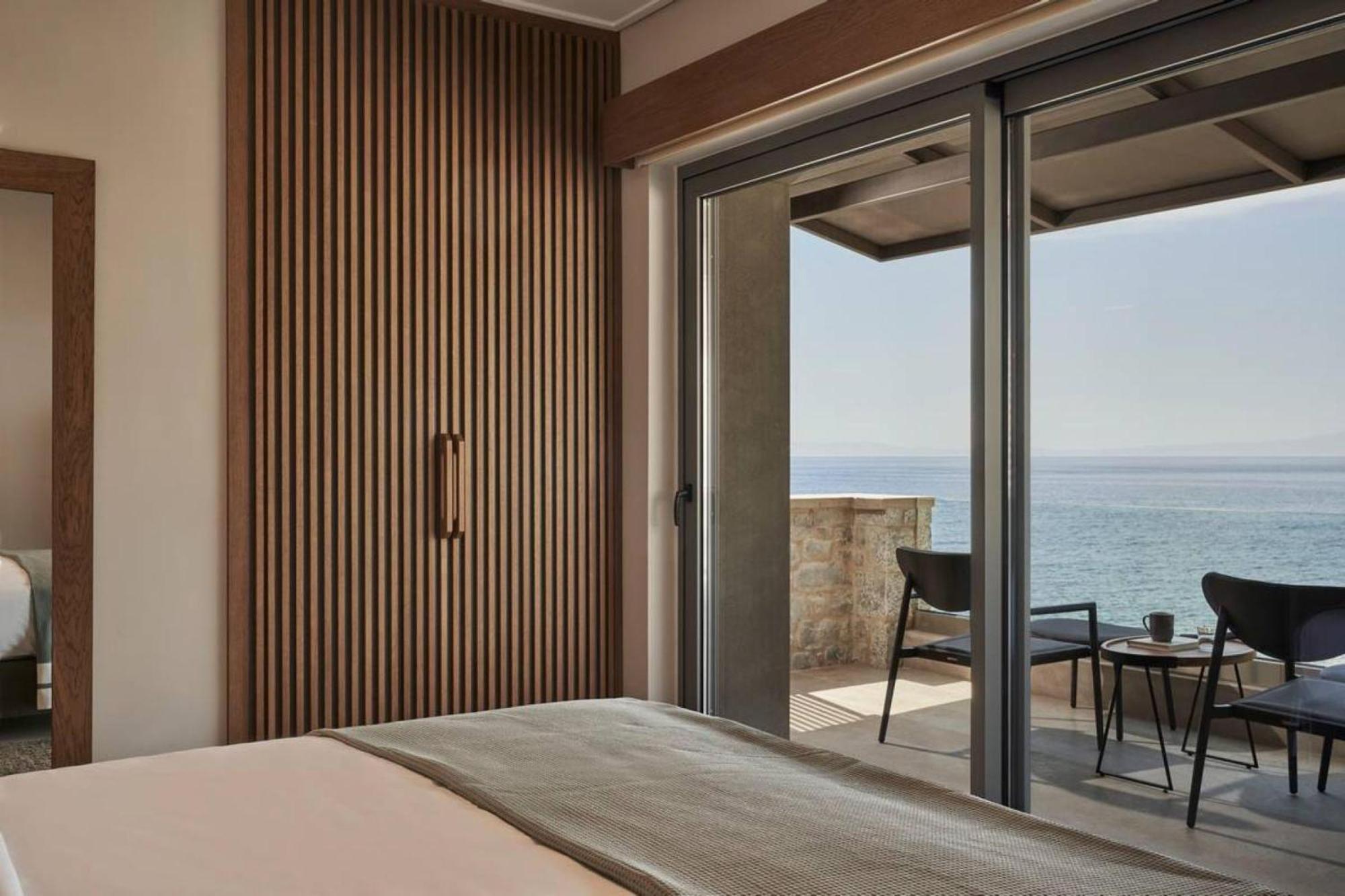 Beachfront Alassa Villas With Private Pools Kotronion  외부 사진